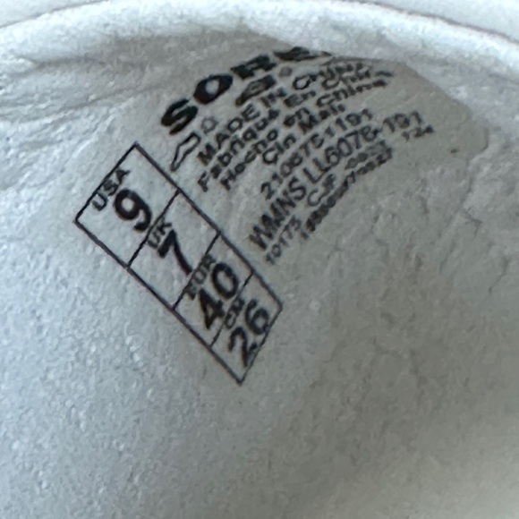 Sorel Day‎ Spring Slide Sandal Womens 9 Evereve Chalk Cream Leather New - Picture 7 of 9